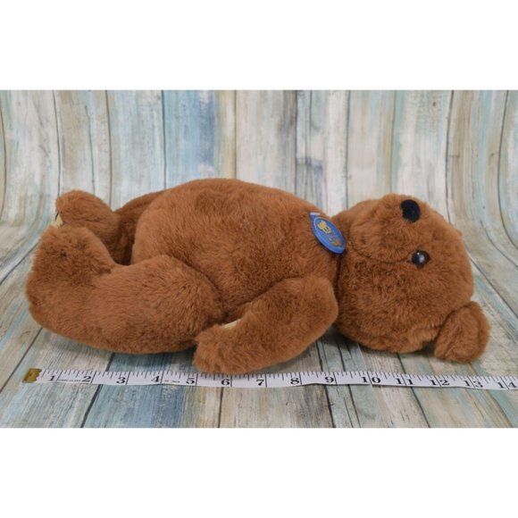 Vintage DAKIN 1981 Brown Jointed Teddy Bear Plush 13" Stuffed Animal Gift - Picture 4 of 7